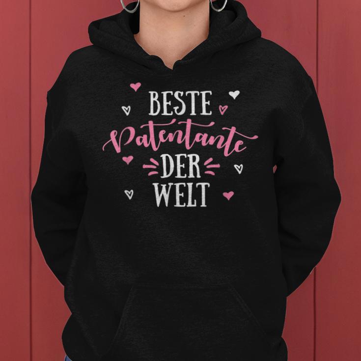 Beste Patentante Der Welt Aunt Kapuzenpullover für Damen