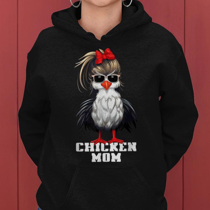 Chicken Mom Agriculture Farmer Chicken Chicken Kapuzenpullover für Damen