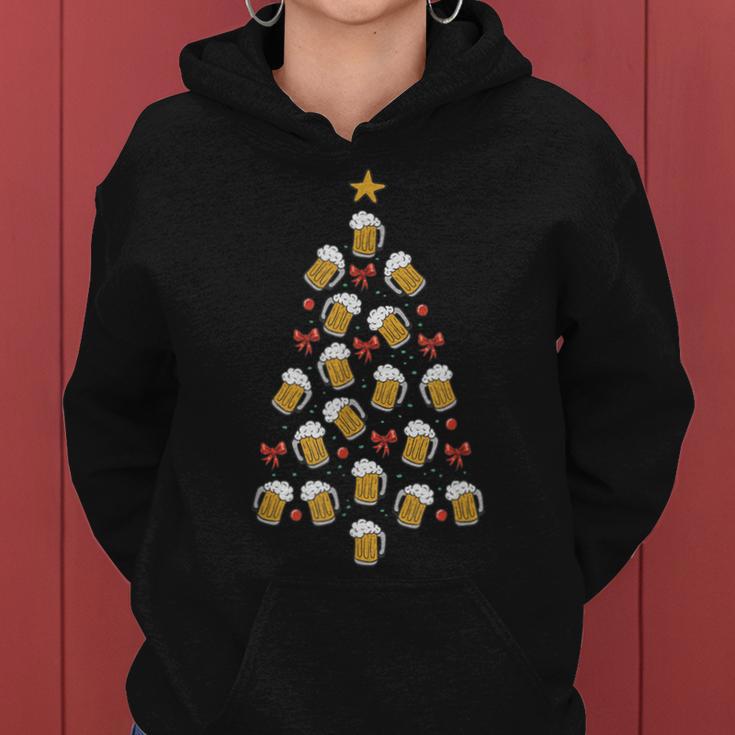 Christmas Tree Christmas Beer Glass Tree Men Kapuzenpullover für Damen