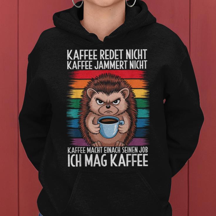 Coffee Talks Not Saying Christmas Fun Kapuzenpullover für Damen