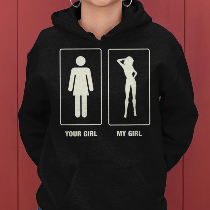 Cool Girlfriend Your Girl My Girl Kapuzenpullover für Damen