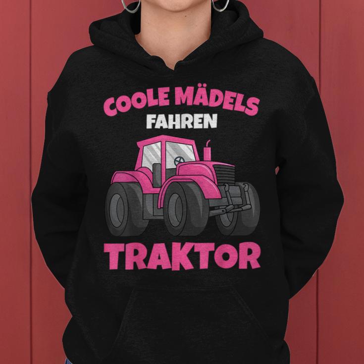 Coole Mädels Driving Tractor Children's Girls' Kapuzenpullover für Damen