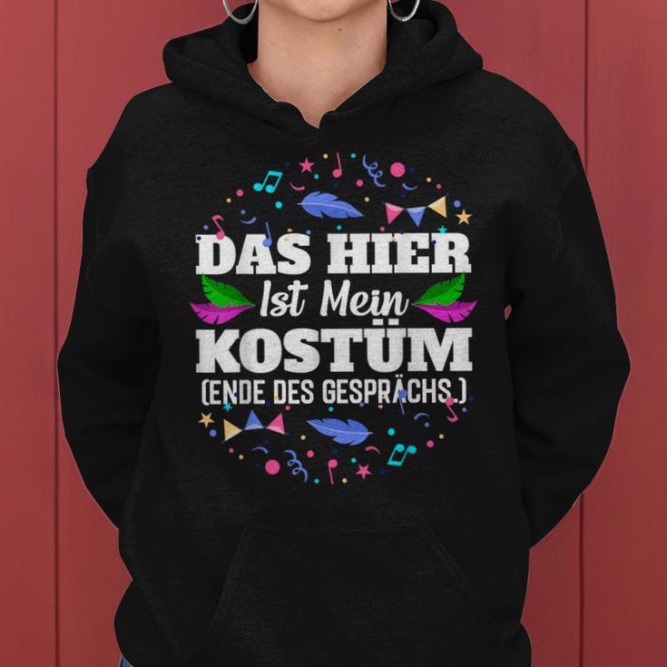 Das Hier Ist Mein Kostüm Fasching Carnival Children's Kapuzenpullover für Damen