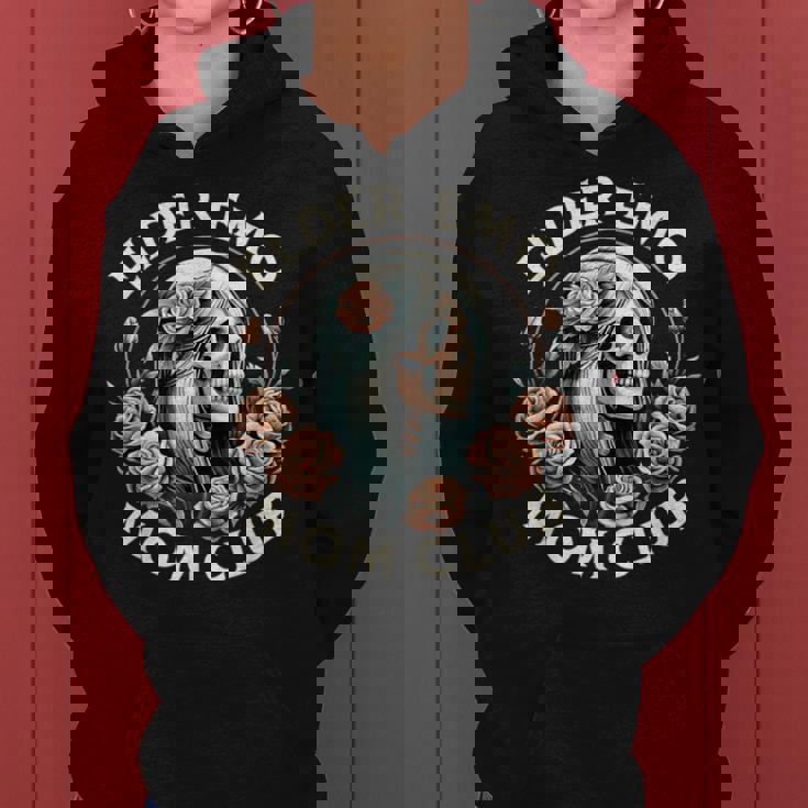 Elder Emo Mom Club Skeleton Mom Mother's Day Women Hoodie