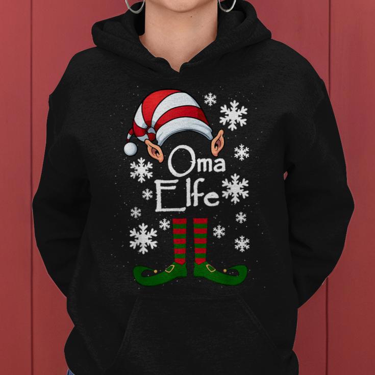 Elf Grandma Grandmother Elf Christmas Ugly Christmas Kapuzenpullover für Damen