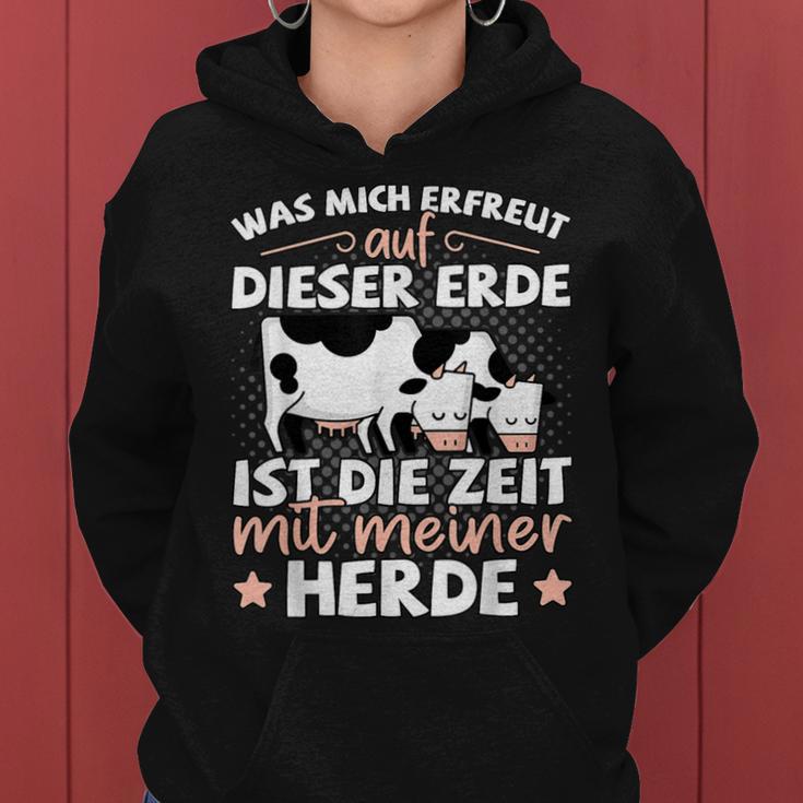 Farmers & Cow Motif Farm Beef Herd Cow Shepherd S Kapuzenpullover für Damen