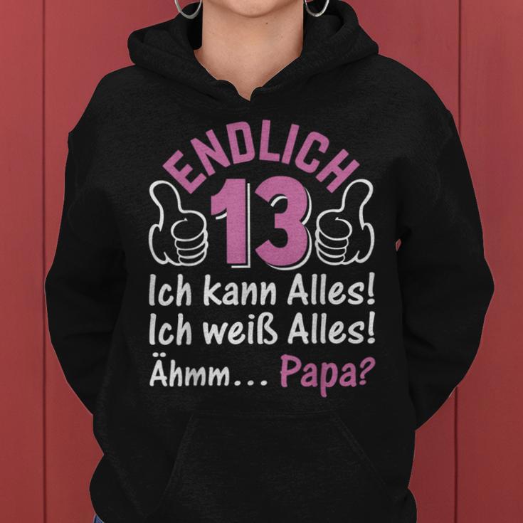 Finally 13 Ich Kann Alles I 13 Years Girls 13Th Birthday S Kapuzenpullover für Damen