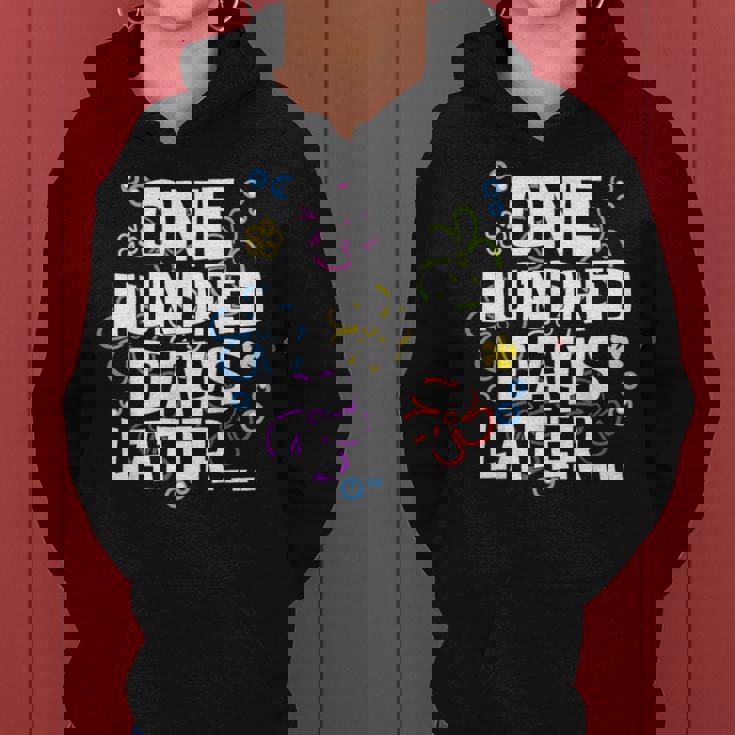 100 Days Of School Matching Studen And Teacher Women Hoodie