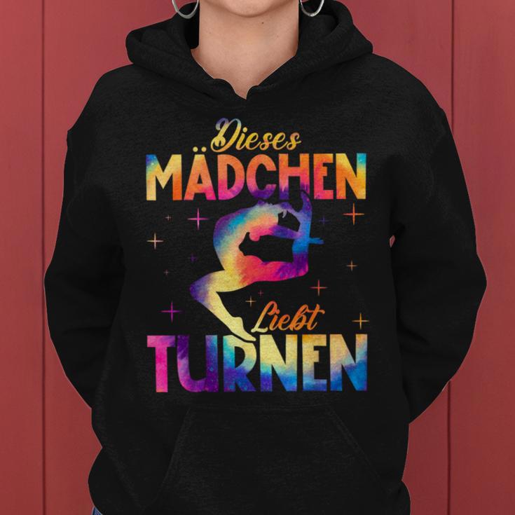 This Girl Loves Gymnastics Acrobatic Gymnastics Kapuzenpullover für Damen