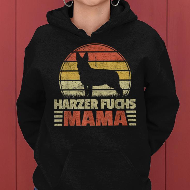 Harzer Fox Mama Old German Hut Dog Kapuzenpullover für Damen