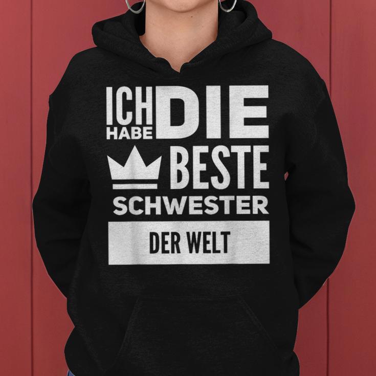 Ich Habe Die Beste Schwester Der Welt Kapuzenpullover für Damen