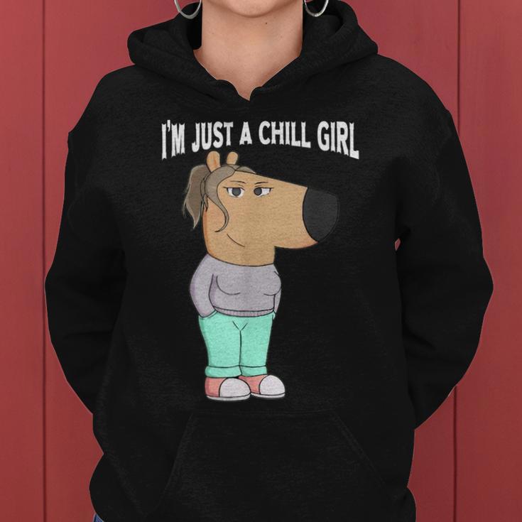 I'm Just A Chill Girl Cool I'm Just A Chill Girl Kapuzenpullover für Damen