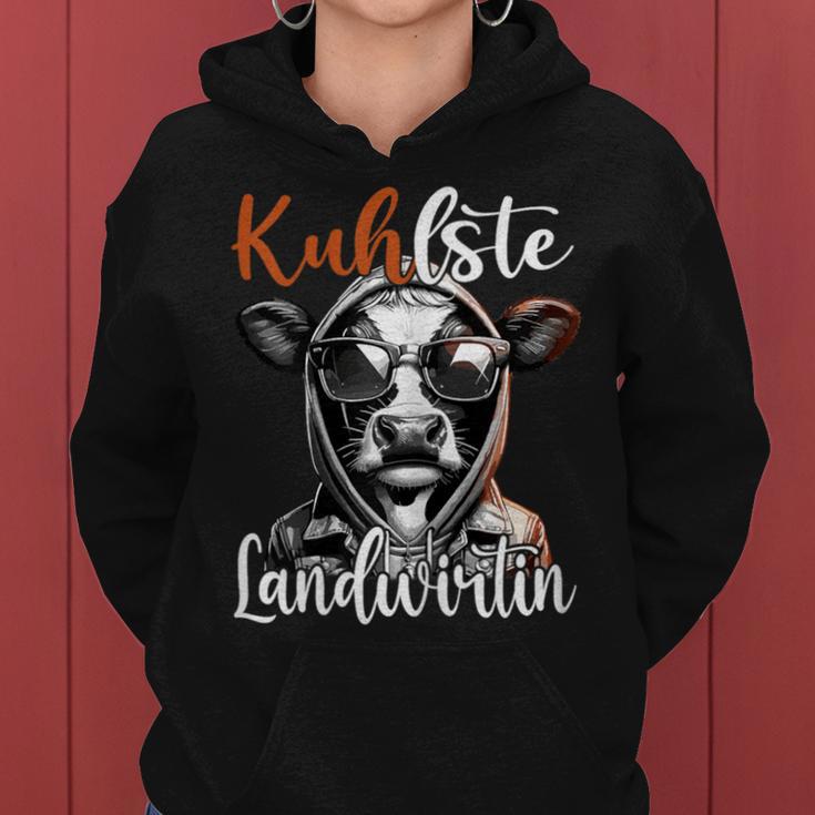 Kuhlste Landwirtin Für Landwirt Women's Farmer Cow Kapuzenpullover für Damen