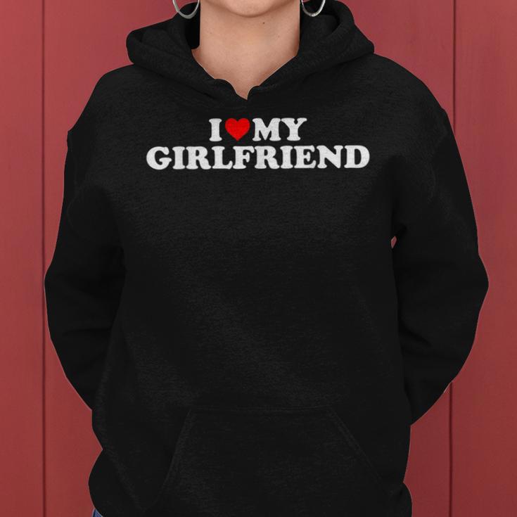 I Love My Girlfriend I Heart My Girlfriend I Love My Gf Kapuzenpullover für Damen