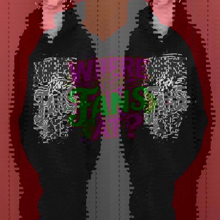 Where Them Vintage Fans At Black Girl For Girls Women Hoodie