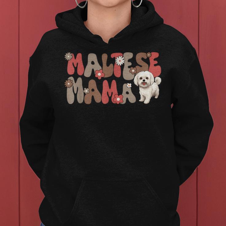 Maltese Groovy World's Best Maltese Mum Kapuzenpullover für Damen