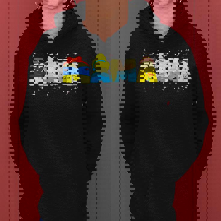 Mama Mom And Dad Birthday Princess Girl Family Matching Women Hoodie