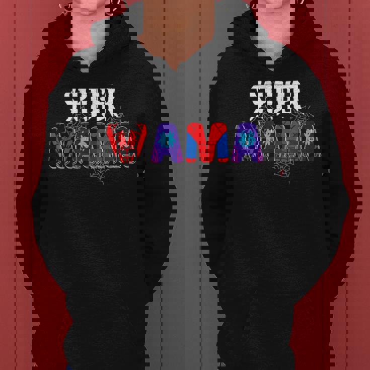 Matching Family Spider Web Mama Mother's Day Birthday Boy Women Hoodie