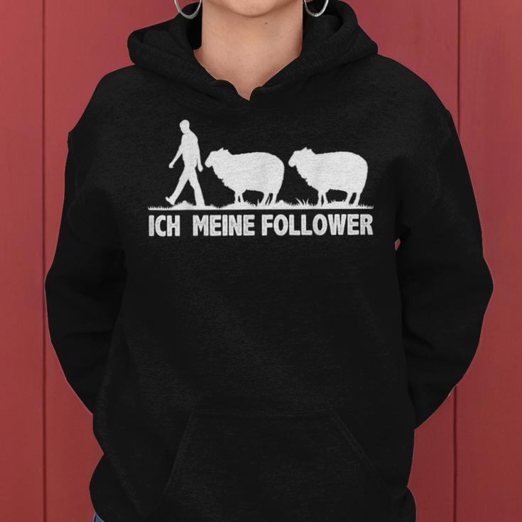 Meine Follower Sheep Saying Shepherd Farmer Woman Kapuzenpullover für Damen