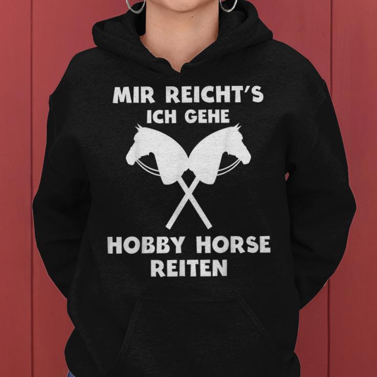 Mir Reicht's Ich Gehe Hobby Horse Riding S Kapuzenpullover für Damen