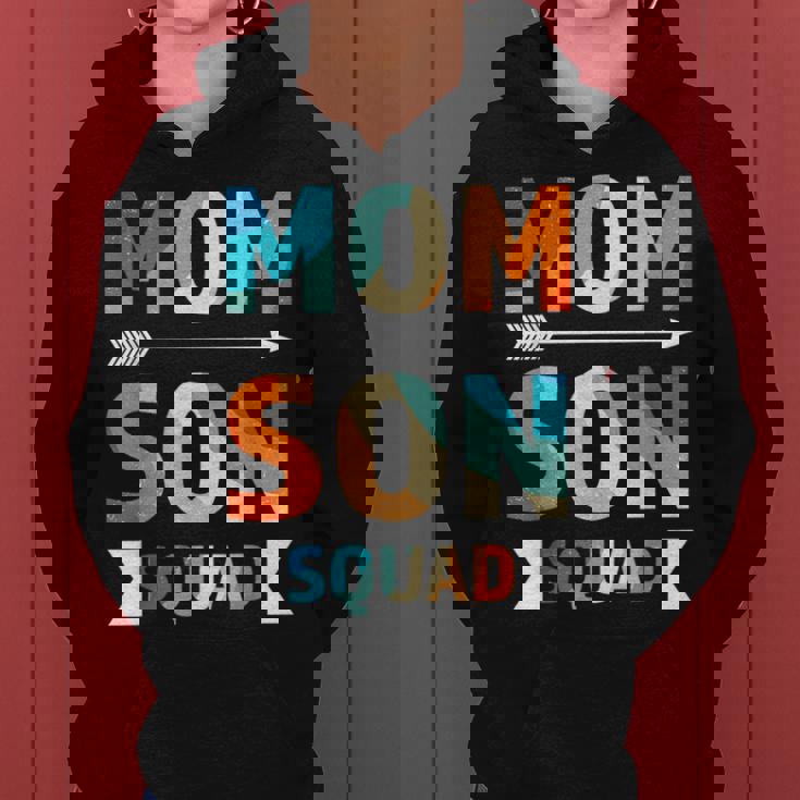 Mom Son Squad Mother Family Women Hoodie