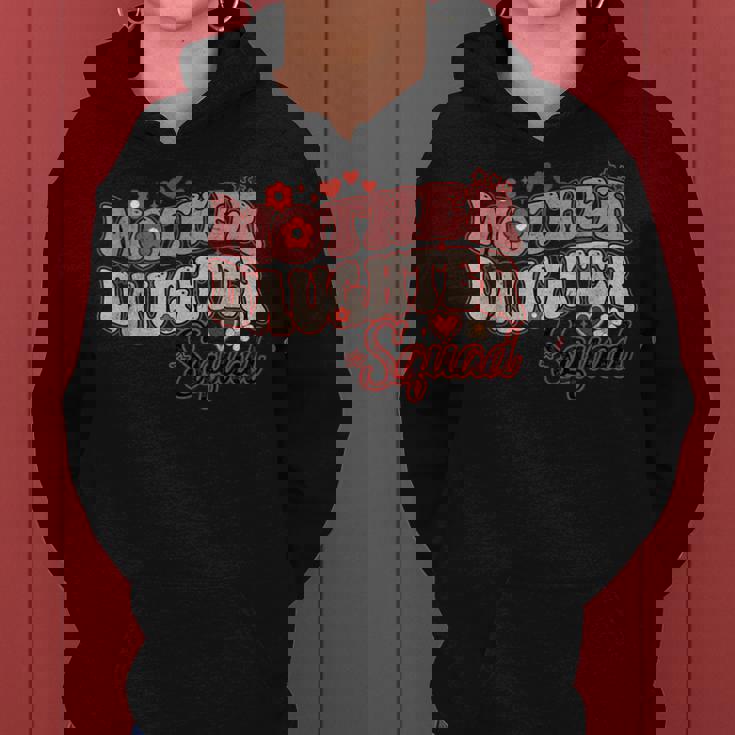 Mother Daughter Squad Matching Mom Groovy Women Hoodie