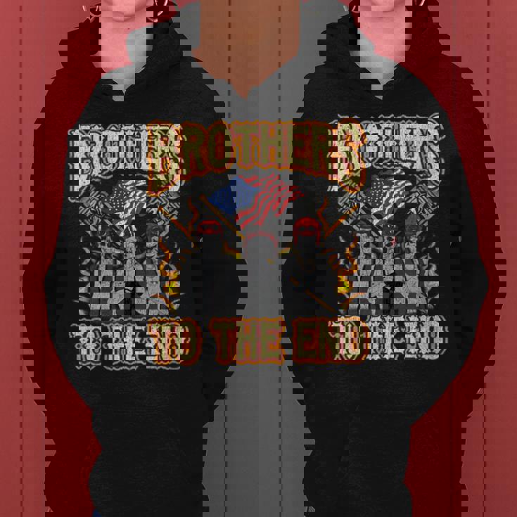 Motorcycle Military Veteran Biker Brotherhood Women's Hoodie
