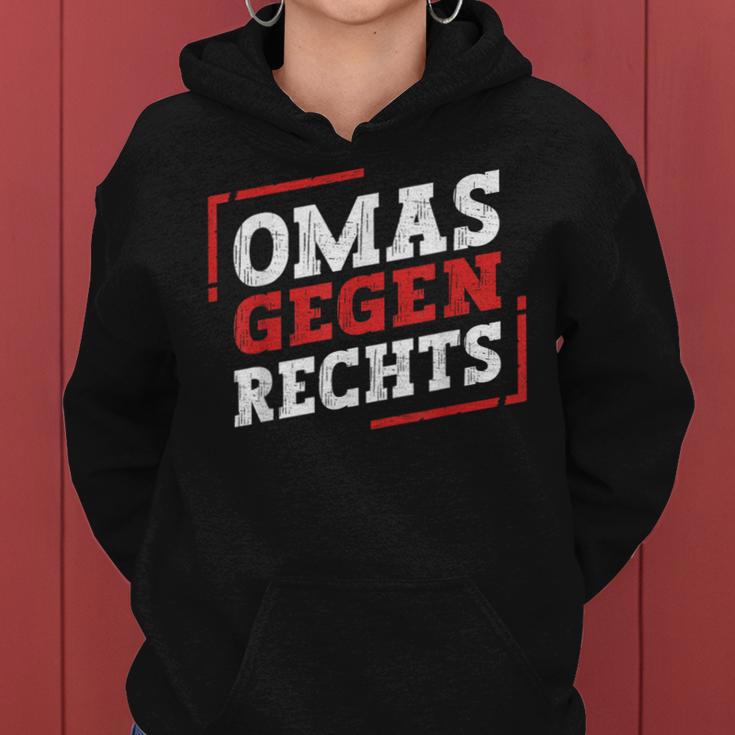 Omas Gegen Rechts Antirassismus Kapuzenpullover für Damen