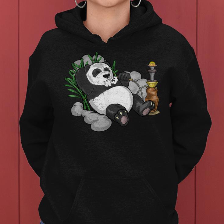 Panda Arabic Hookah Nargileh Shisha Panda Bear Kapuzenpullover für Damen