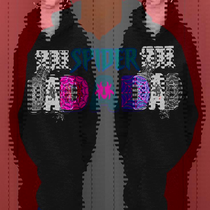 Parents Mom Spider Dad Matching Family Birthday Women Hoodie