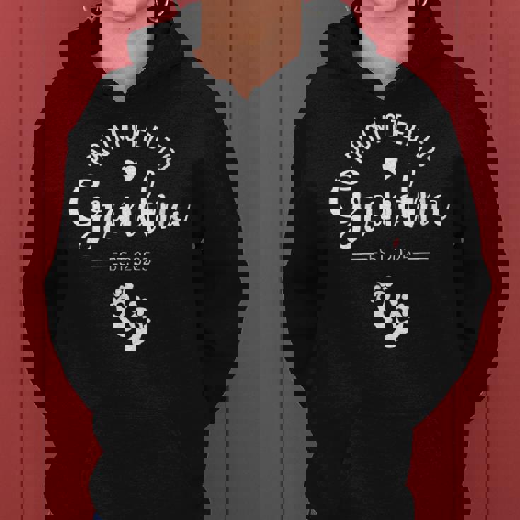 Promoted To Grandma Est 2025 For New Baby Women Hoodie