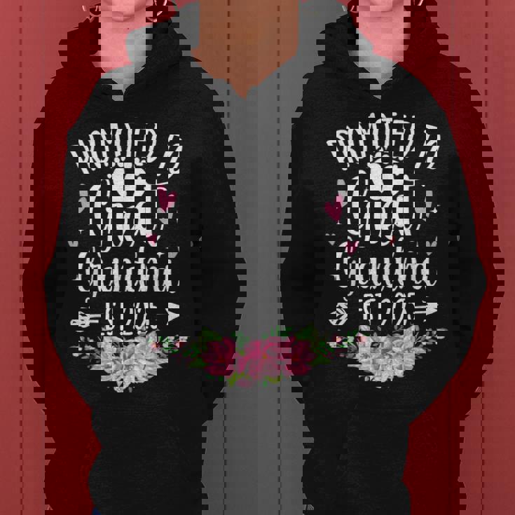 Promoted To Great Grandma Est 2025 First Time New Grandma Women Hoodie