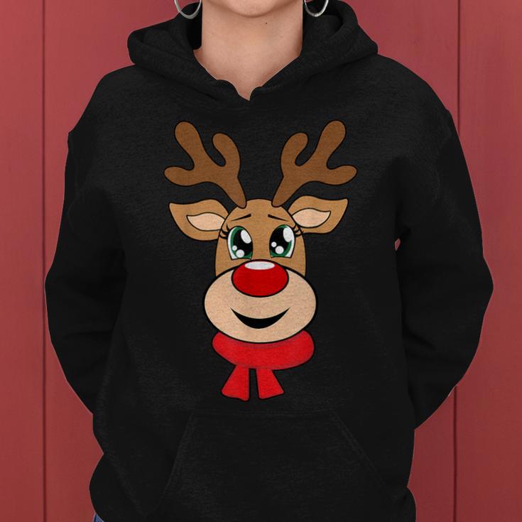 Reindeer Christmas Jumper Christmas Jumper Women's Kapuzenpullover für Damen