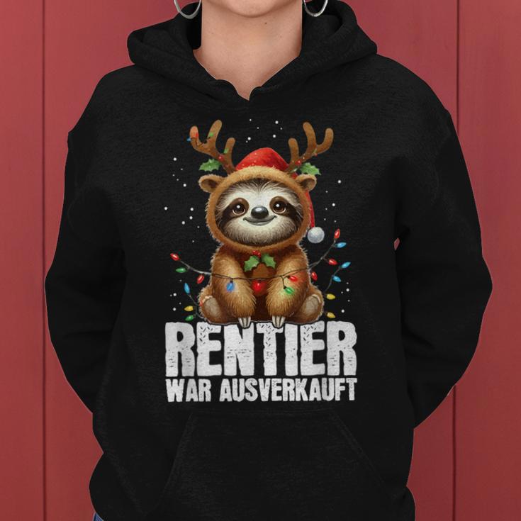 Reindeer War Sold Out Christmas Sloth Christmas Time Kapuzenpullover für Damen