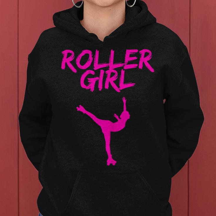 Roller Girl Figure Skating For Roller Girl Roller Skates Girls Kapuzenpullover für Damen