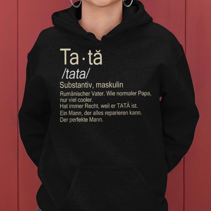 Romanian Father Tata Kapuzenpullover für Damen