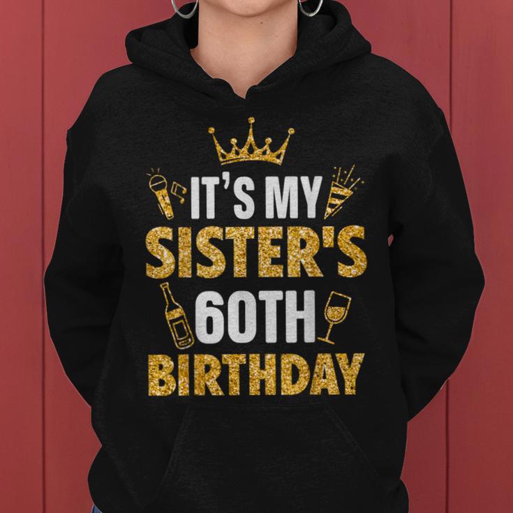 Schwester Es Ist Der 60 Geburtstag Meiner Schwester 1965 60 Jahre Alt Kapuzenpullover für Damen