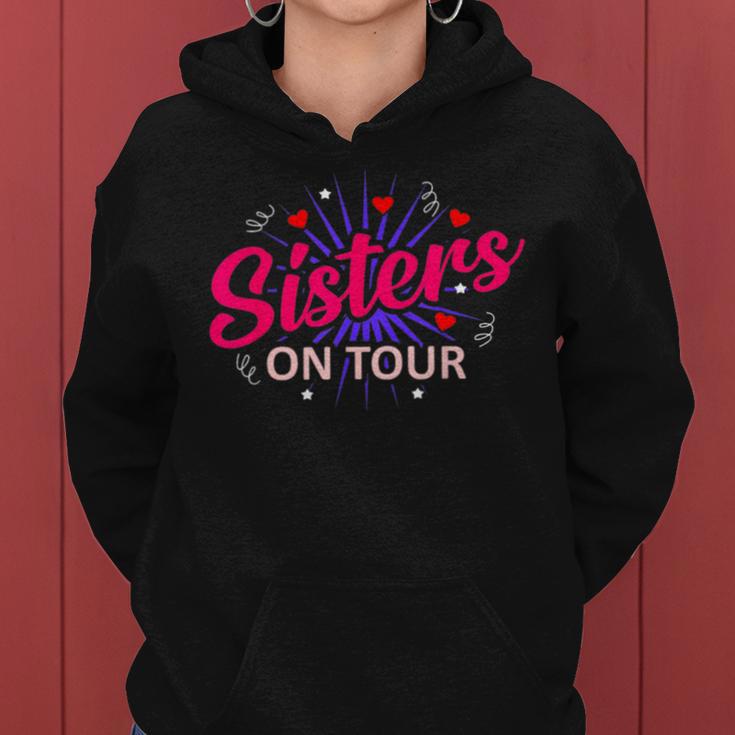 Schwester Sisters On Tour Kapuzenpullover für Damen