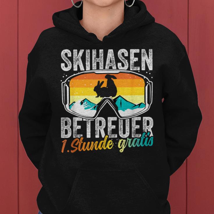 Ski Bunny Caregiver Ski Holiday Ski Instructor Apres Ski Party Kapuzenpullover für Damen