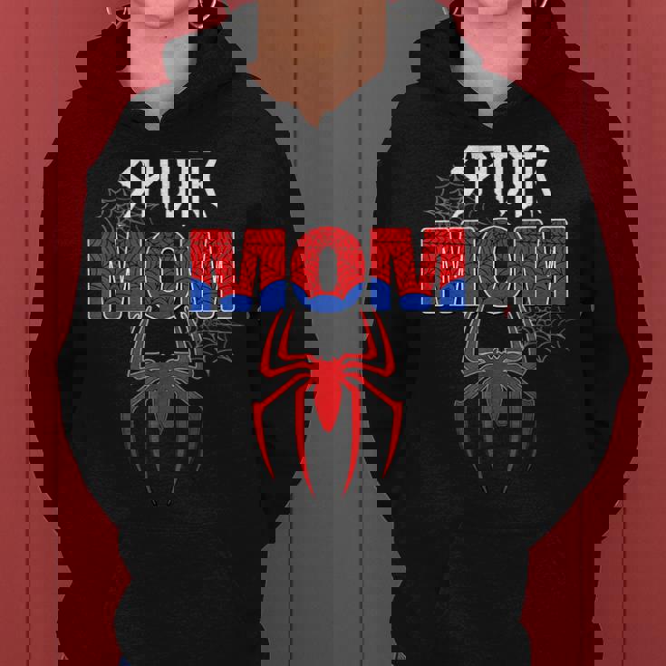 Spider Mom Mother's Day Matching Family Birthday Women Hoodie