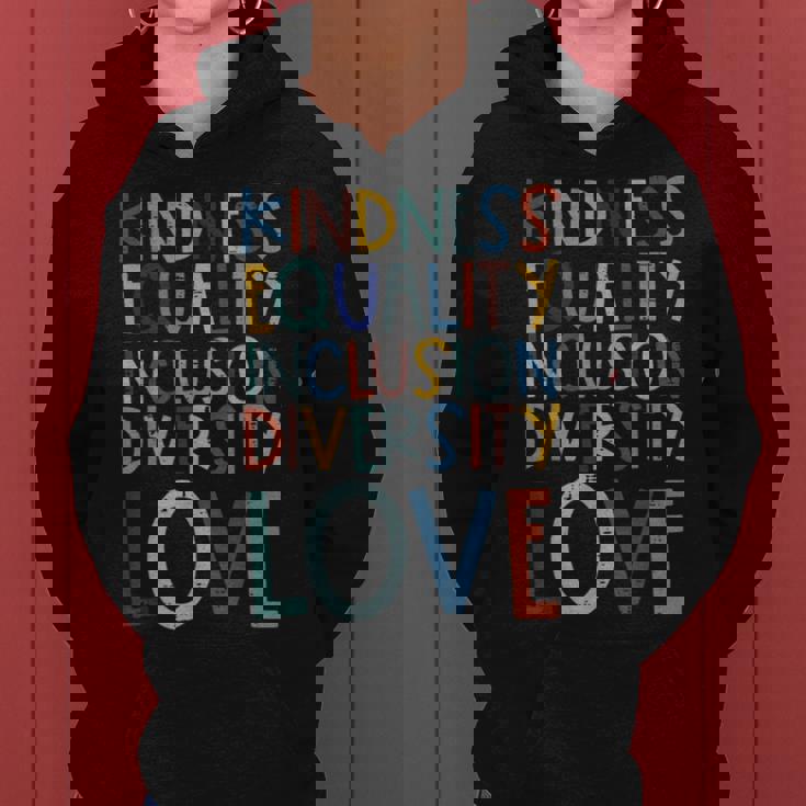 Teacher Kindness Equality Inclusion Love Sped Men Women Hoodie