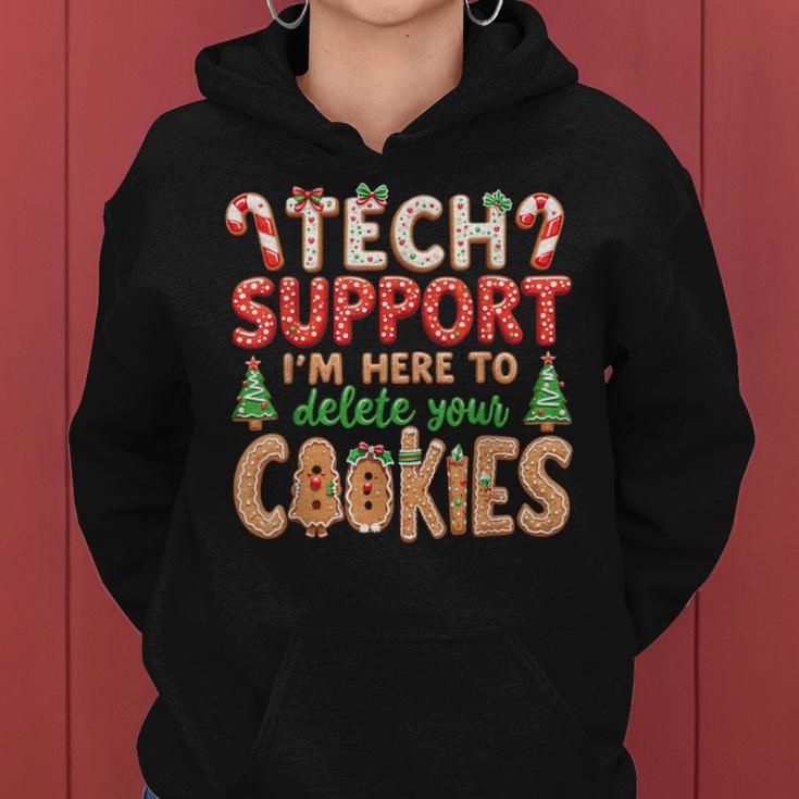 Tech Support Christmas Cookies For And Christmas Kapuzenpullover für Damen