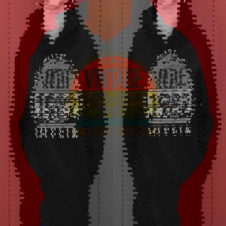 Vintage 1982 Edición Limitada Retro Hecho En 1982 Hombres Es Sudadera con capucha para mujer