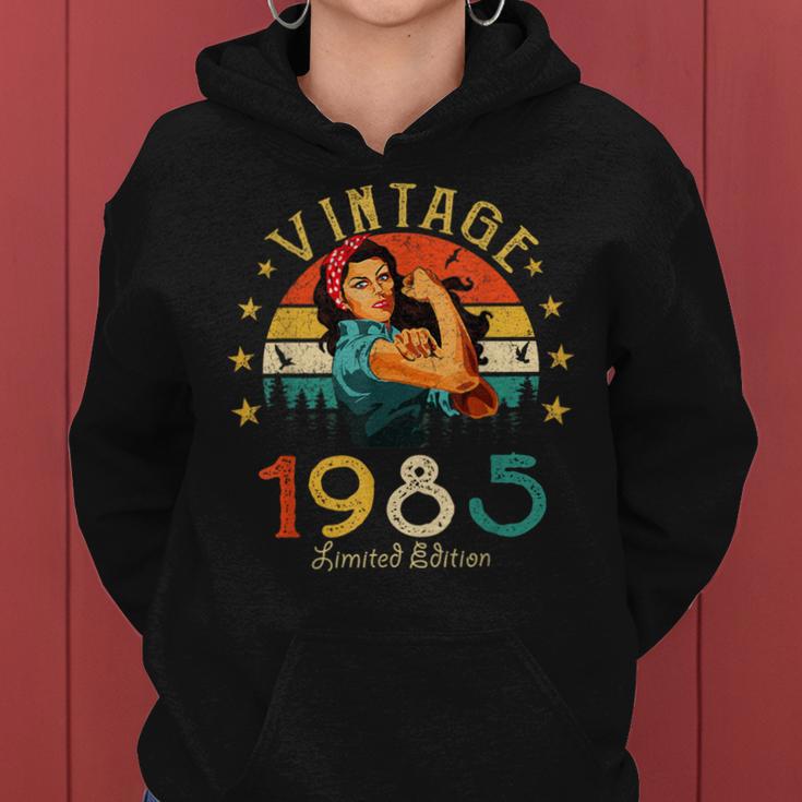 Vintage 1985 40Th Birthday Woman Retro 40 Years Kapuzenpullover für Damen