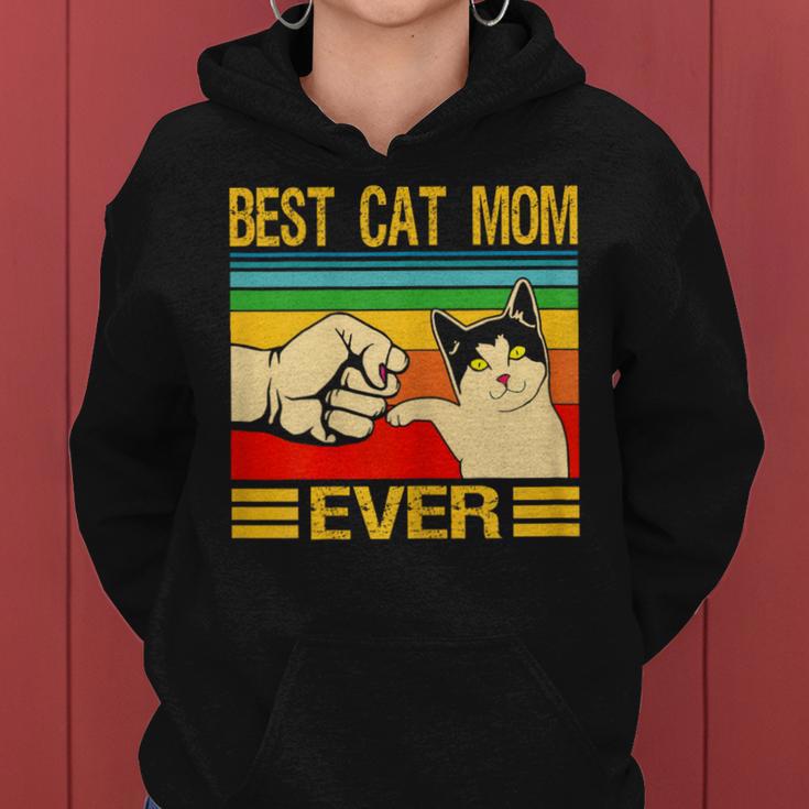 Women's Best Cat Mom Ever For The Woman Who Loves Your Cat Kapuzenpullover für Damen