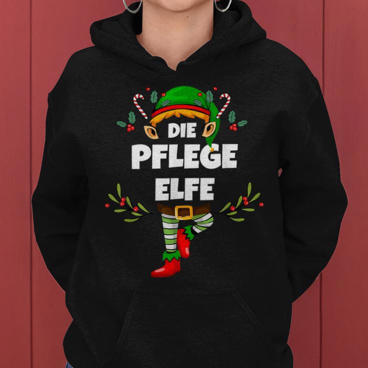 Women's Care Elf Christmas Elf Xmas Kapuzenpullover für Damen