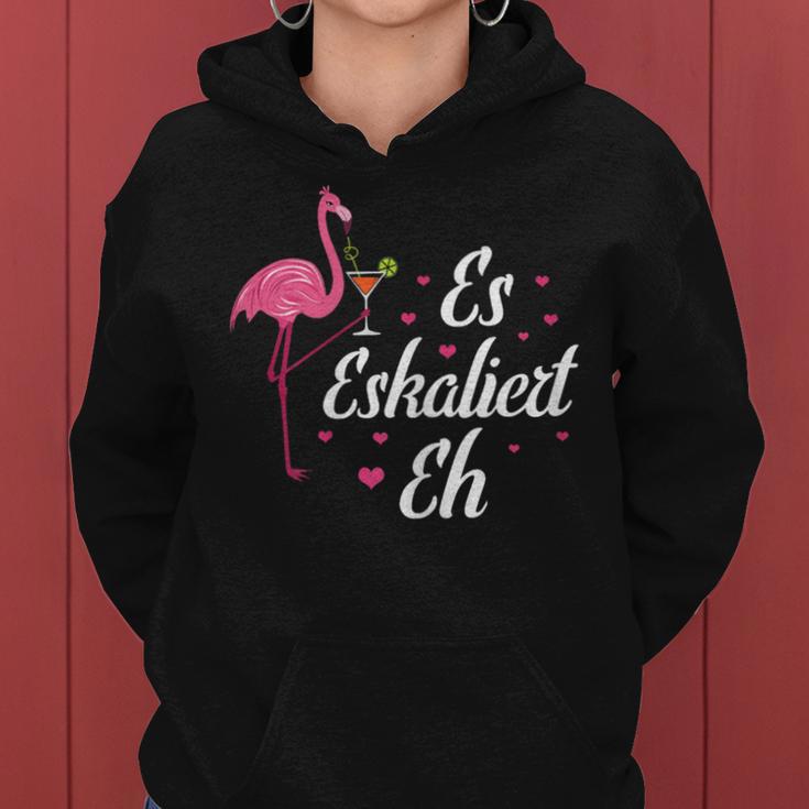 Women's Champagne Wine Girlstrip Running Girls Flamingo Es Escaliert Eh S Kapuzenpullover für Damen