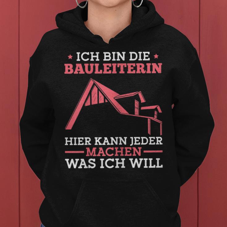 Women's Construction Line Construction Inspection Construction Site Construction Manager Kapuzenpullover für Damen