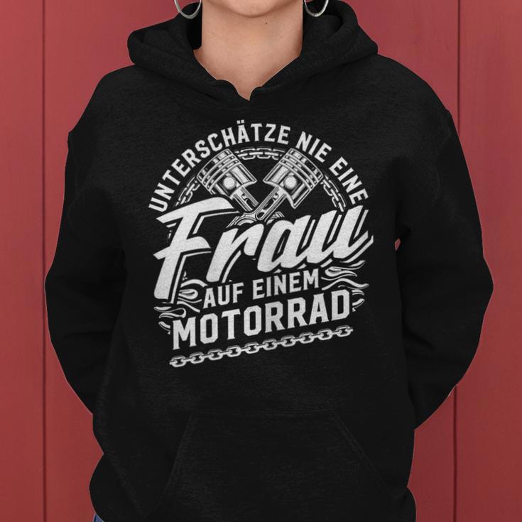 Women's Cool Motorcyclist Hot Biker Saying Motorcycle Ladies Kapuzenpullover für Damen