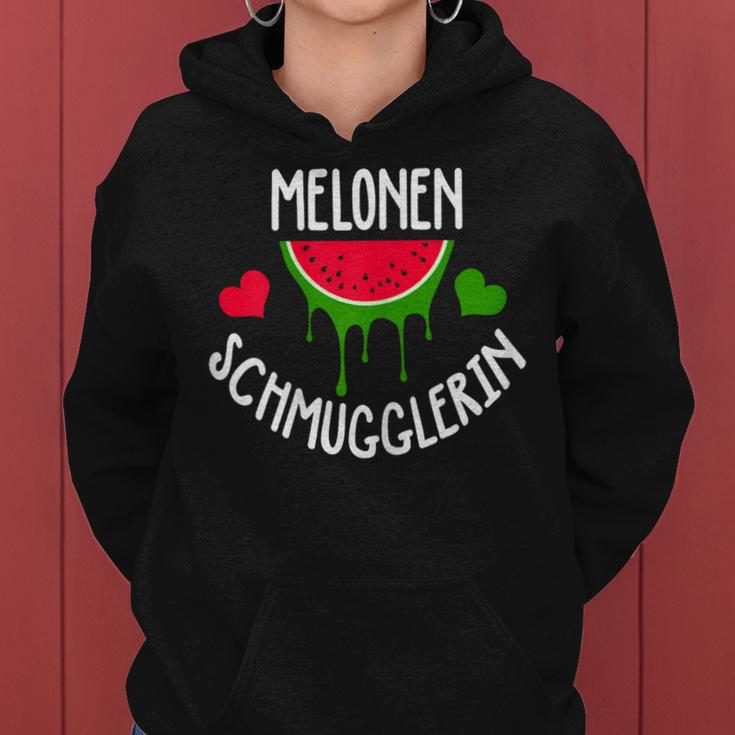 Women's Pregnant Saying Melons Sglerin Kapuzenpullover für Damen